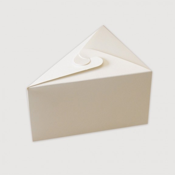 Коробка для кусочка торта и десертов 150х110х90 Белая