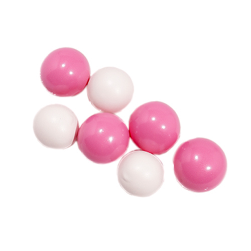 Желейні кульки МІНІ білі/рожеві (7 шт/уп), Slado