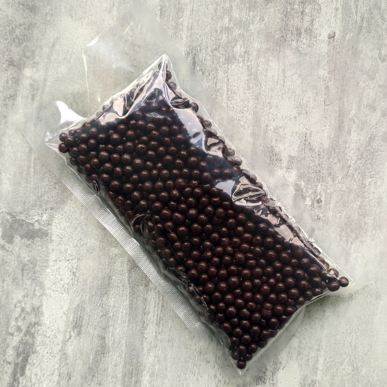 Декор із Чорного шоколаду Callebaut - Crispearls™ Dark, фасовка 100г