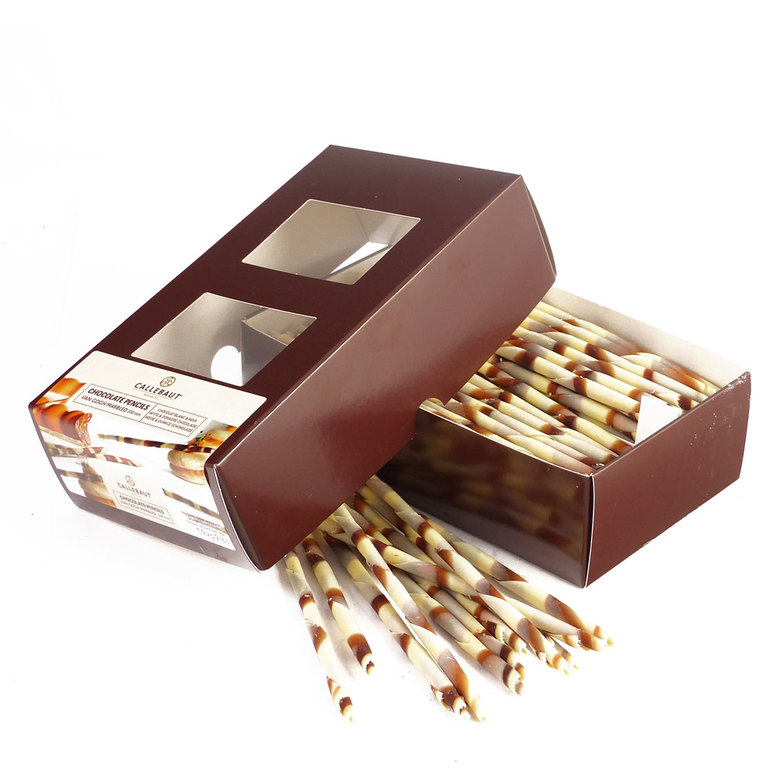 Шоколад мармуровий олівці X-Large, 200 мм, 115 шт/уп