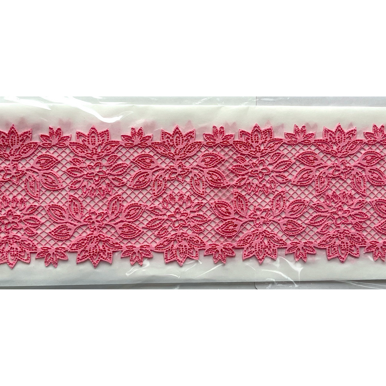 Мереживо для торта 25 (рожеве), Slado