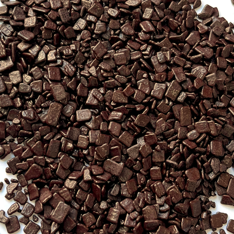 Декор Осколки шоколадные глянцевые Черные Scaglietta dark ТМ IRCA, 200г