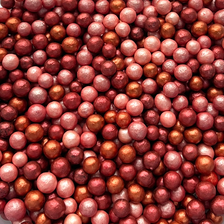 Кульки перламутрові d 5мм, Асорті №3 (рожеве), 50г, ТМ Украса