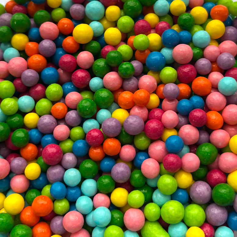 Кульки глянцеві d 5мм, Асорті №3 (кольорове), 50г, ТМ Украса