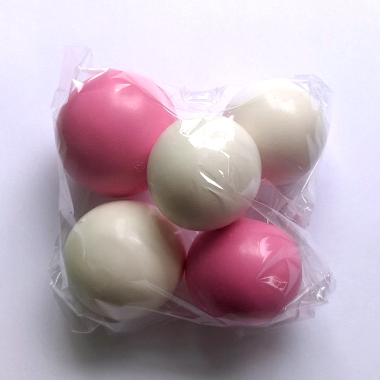 Желейні кульки білі/рожеві (5 шт/уп), Slado