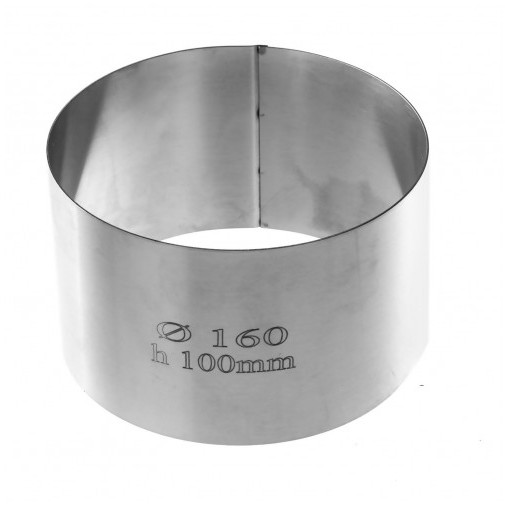 Кольцо кондитерское D160, h100 мм  металлическое
