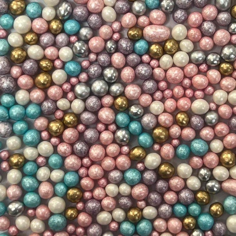 Рисові кульки мікс Пастель D5мм, 100г, ТМ Slado