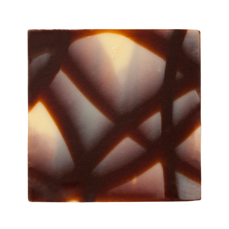 Декор шоколадний "Мармурові квадрати"