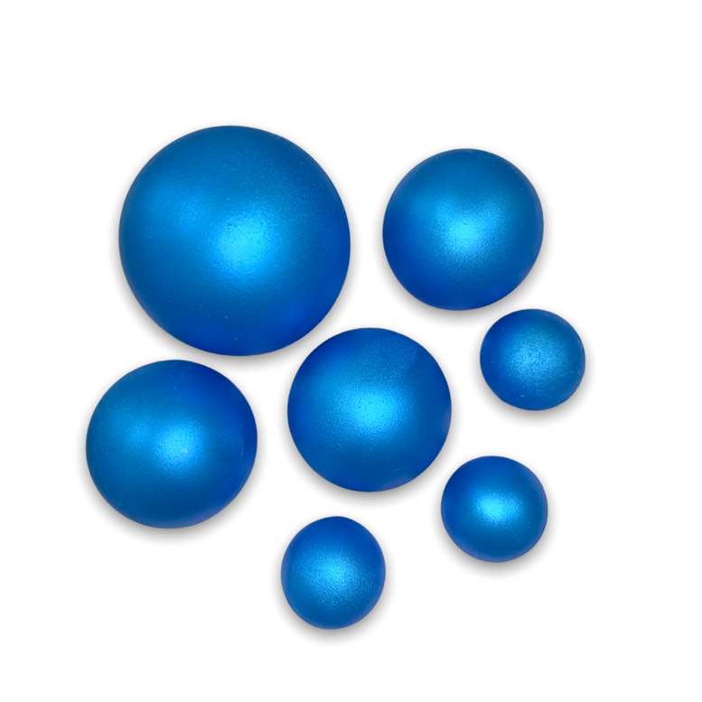 Шоколадные сферы Перламутровые синие, 7 шт/уп, ТМ Slado
