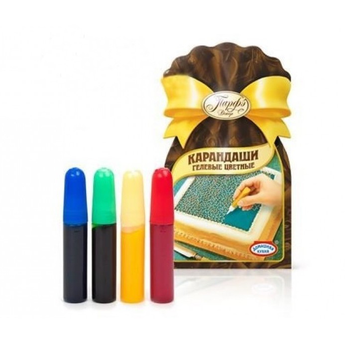 Набір олівців (барвник гелевий) 4 кольори