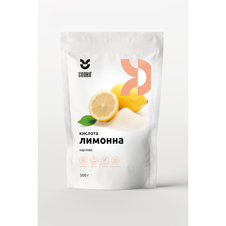 Лимонна кислота харчова, 0,5 кг, BWF