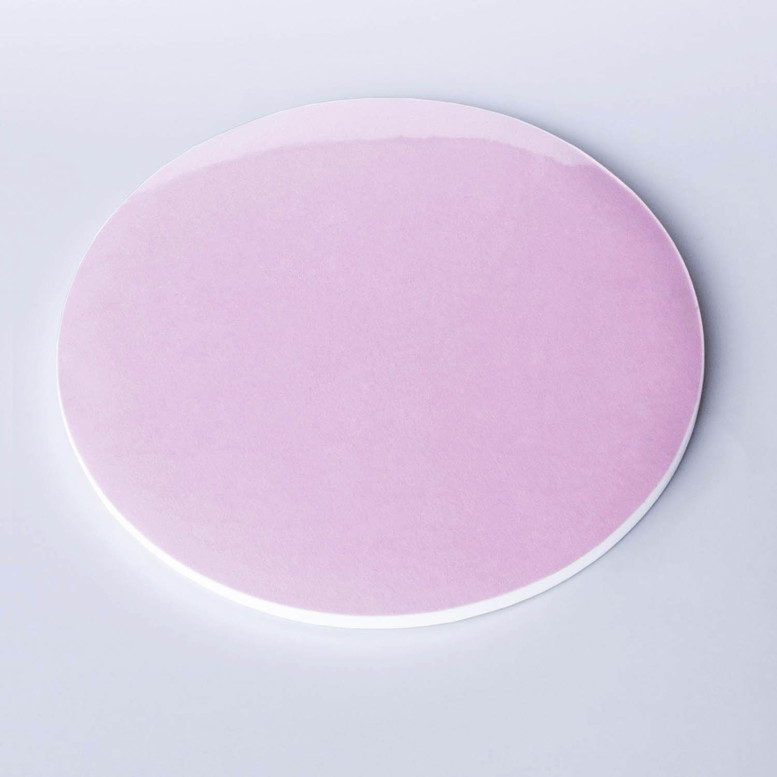 Поднос розовый D30 (гофра/глянец) круглый