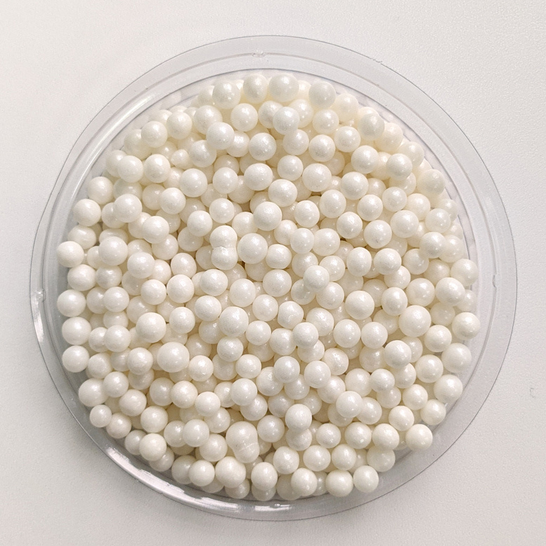 Цукрові кульки перлина білі 7 мм, Amarischia, 50г