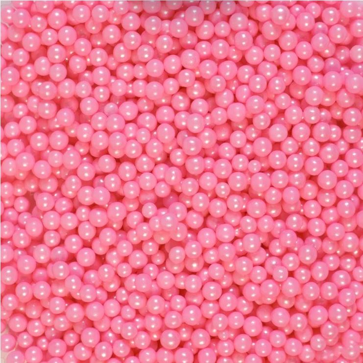 Цукрові кульки 5 мм рожева перлина, Amarischia, 50г